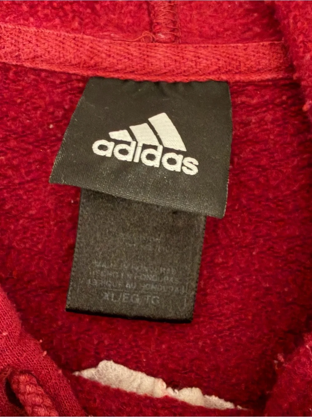 Cleveland Cavaliers Hoodie Mens XL Red Adidas Pullover NBA